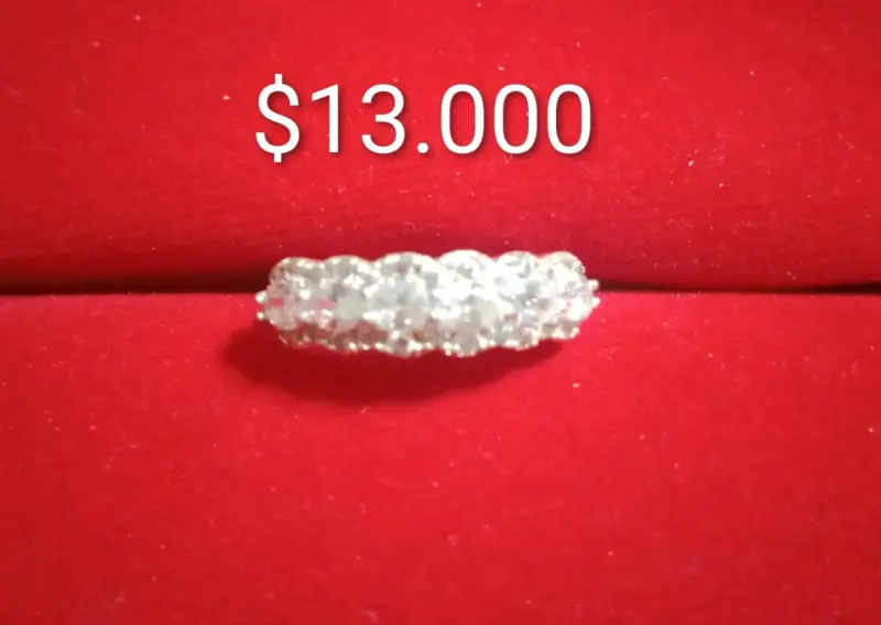 Anillos de plata con circonitas brillantes