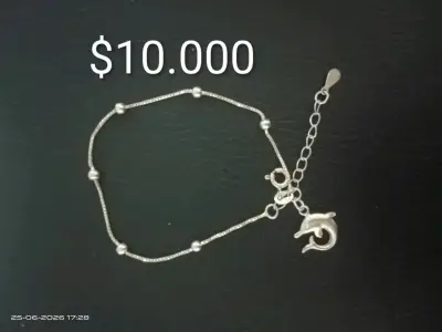 Pulseras de plata con dijes. - miniatura 5