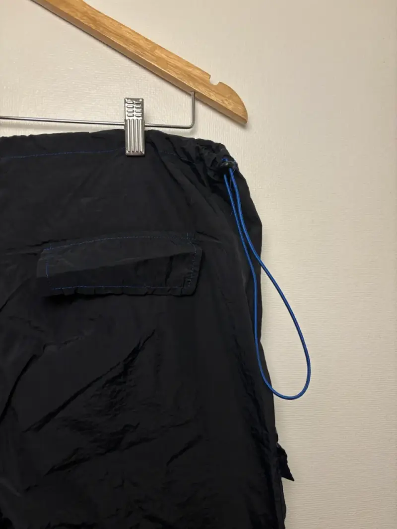 Pantalones cargo negros unisex S/M - 3