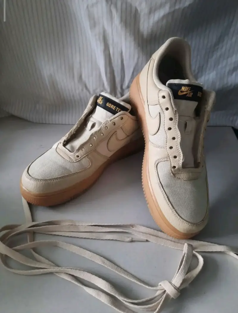 Zapatillas Nike Air Force 1 Gore-Tex beige - 2