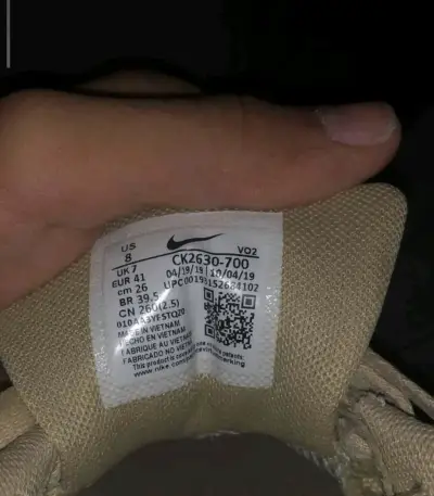Zapatillas Nike Air Force 1 Gore-Tex beige - miniatura 3