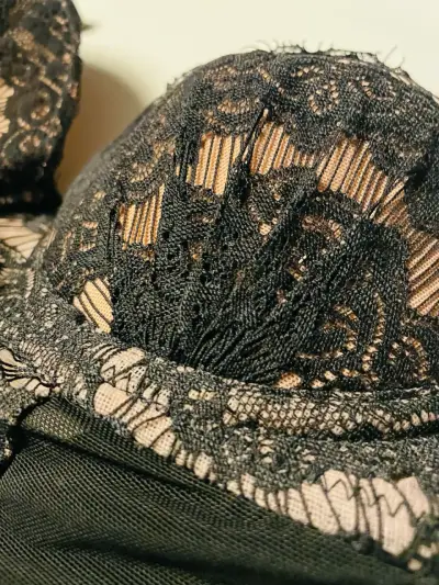 Body Forever 21 xs de encaje negro elegante - miniatura 3
