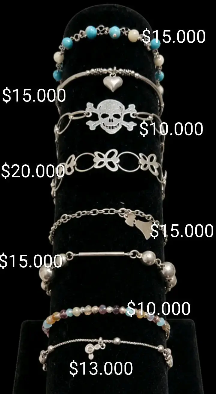 Pulseras de plata