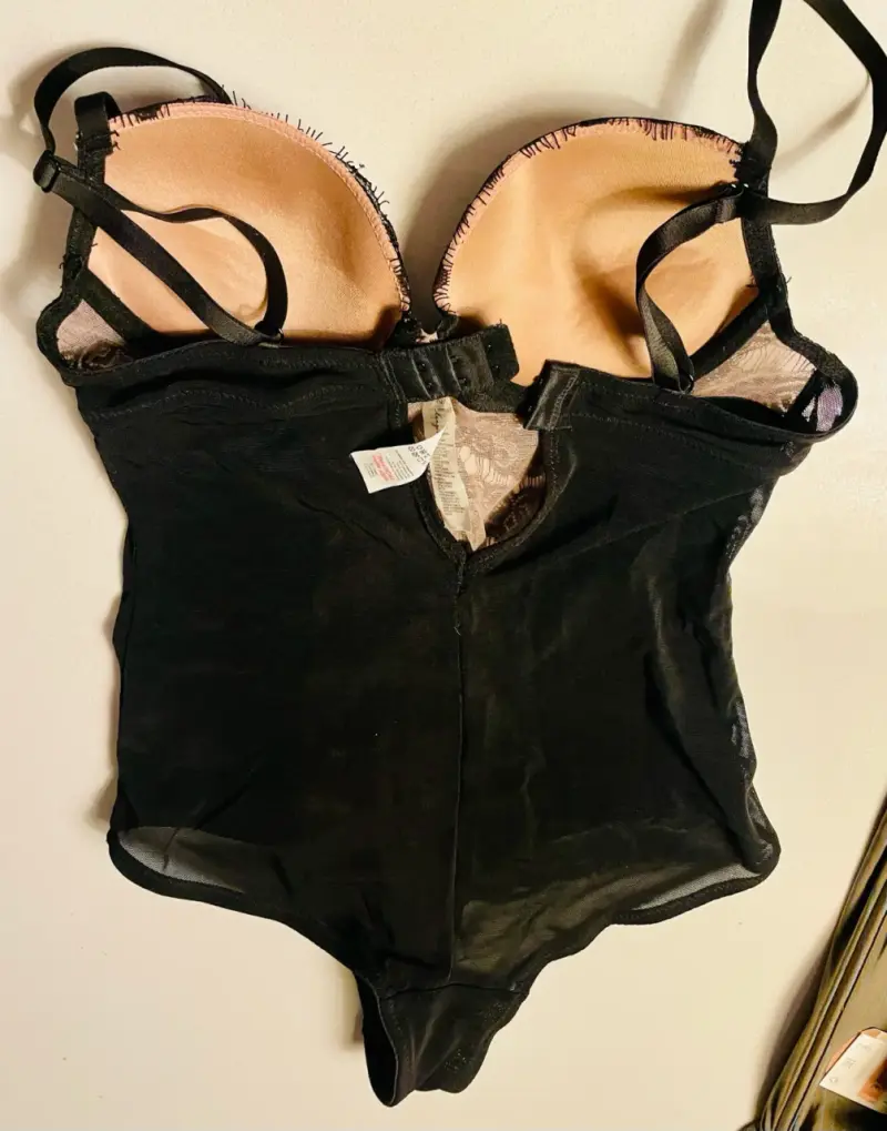 Body Forever 21 xs de encaje negro elegante - 4