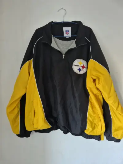 Chaqueta NFL Steelers negra y amarilla - miniatura 1