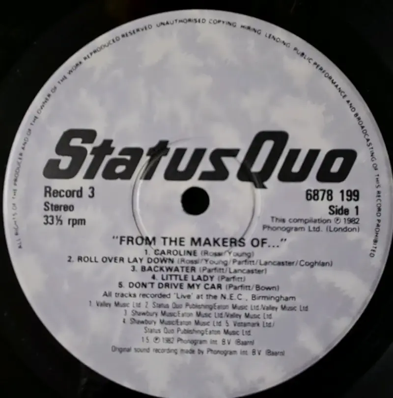 Vinilo Status Quo - From the makers of - 5