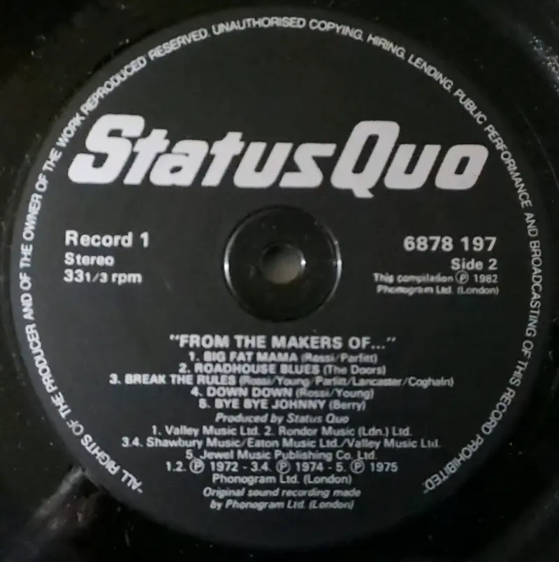 Vinilo Status Quo - From the makers of - 6