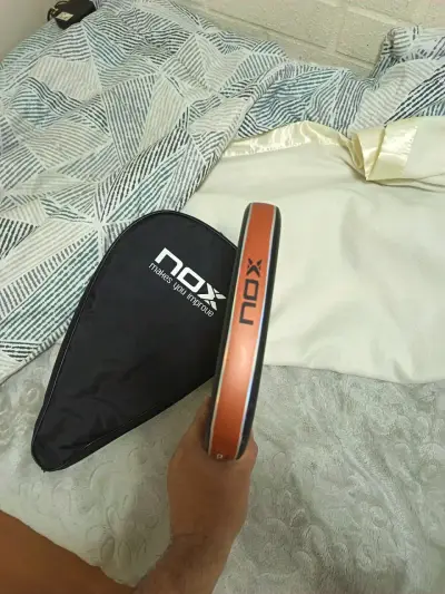 Pala de pádel Nox Genius 12K con funda - miniatura 4