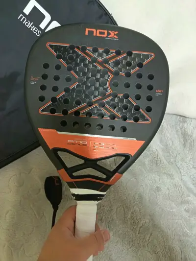 Pala de pádel Nox Genius 12K con funda - miniatura 5