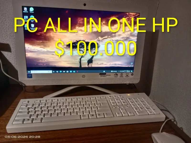 PC All in One HP con teclado y mouse