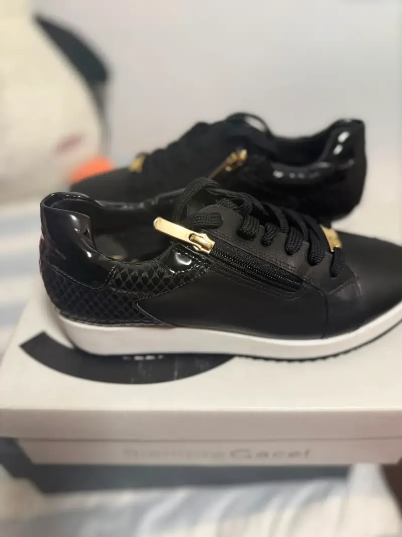 Zapatillas negras Marca Gacel - 4