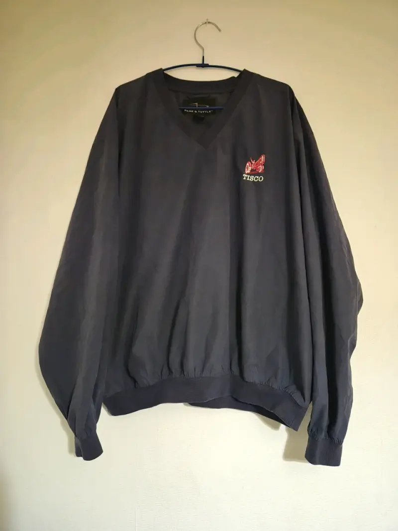 Cortaviento Vintage Page & Tuttle Azul Marino - 1