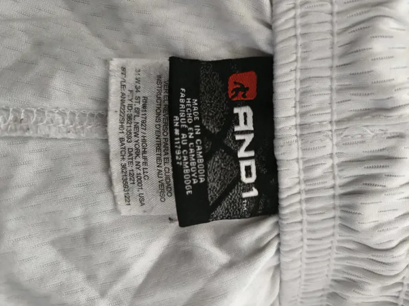 Shorts deportivos and1 blancos para hombre - 3
