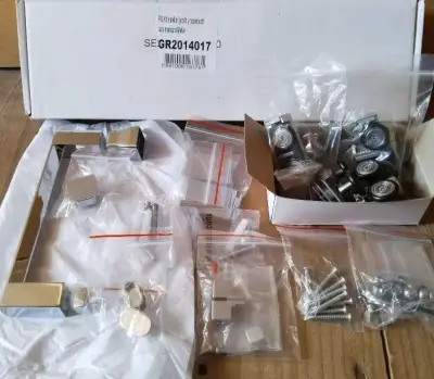 kit Manilla fijación y rodamiento para Mampara - miniatura 2