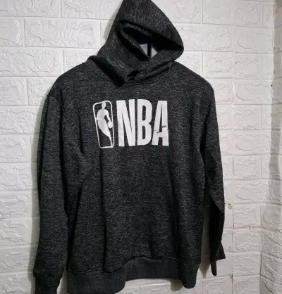 Polerón con capucha NBA gris oscuro - miniatura 1