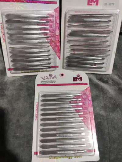Set de pinzas de acero inoxidable LM - miniatura 1