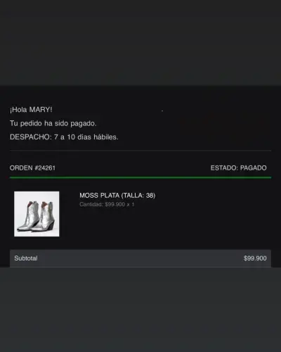 Botas Texanas MOSSA Talla 38 - miniatura 5