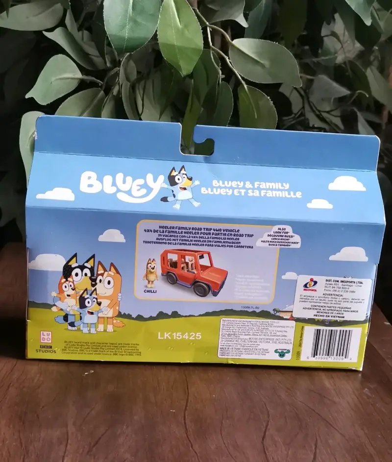 Set de figuras Bluey y familia Originales - 2