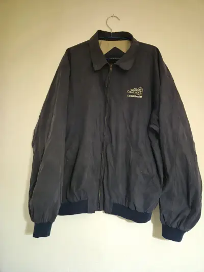 Chaqueta Vintage Port Authority Azul Marino - miniatura 1