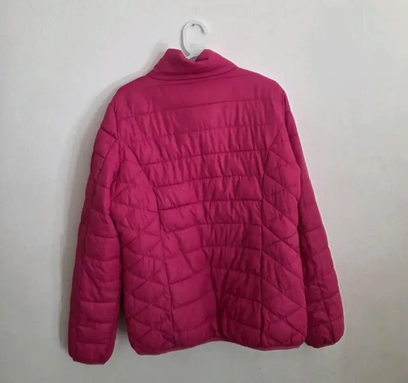 Chaqueta Puffer Fucsia "Keep The Spirit" - 2