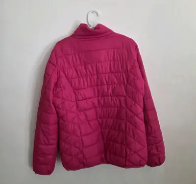 Chaqueta Puffer Fucsia "Keep The Spirit" - miniatura 2