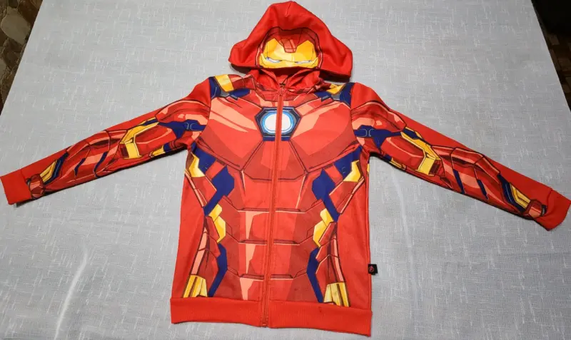 Polerón infantil Iron Man con capucha talla 12