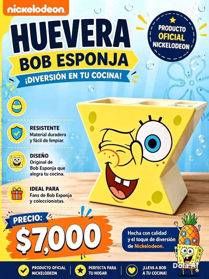 Huevera Bob Esponja vintage - 1