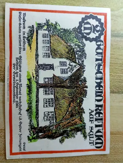 Billetes vintage de colección alemana1921 - miniatura 1