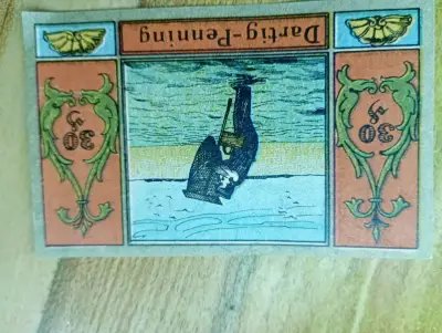 Billetes vintage de colección alemana1921 - miniatura 3