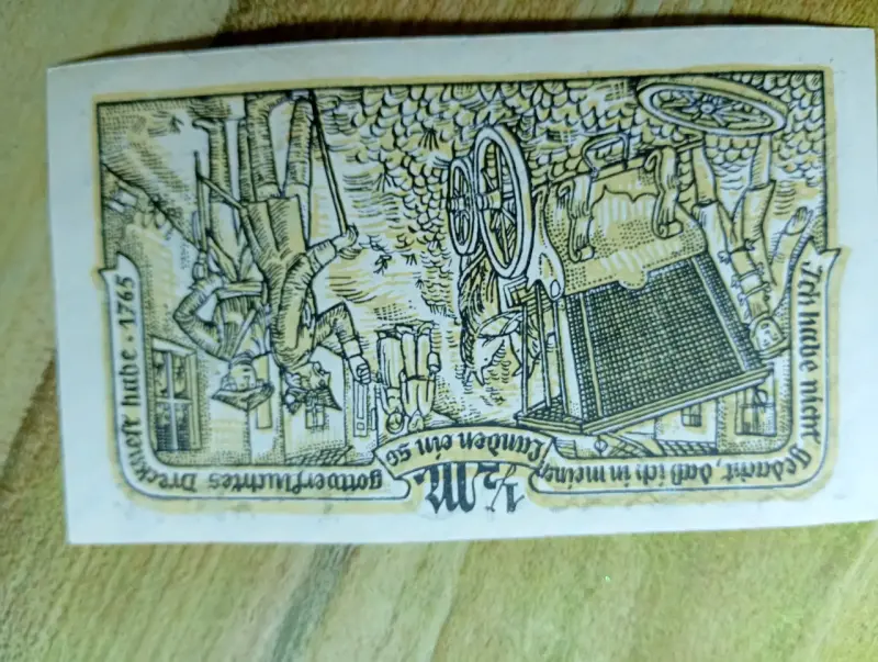 Billetes vintage de colección alemana1921 - 5