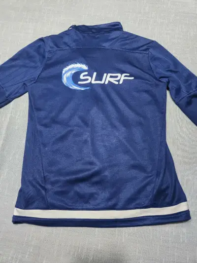 Chaqueta deportiva Adidas azul con cierre - miniatura 2
