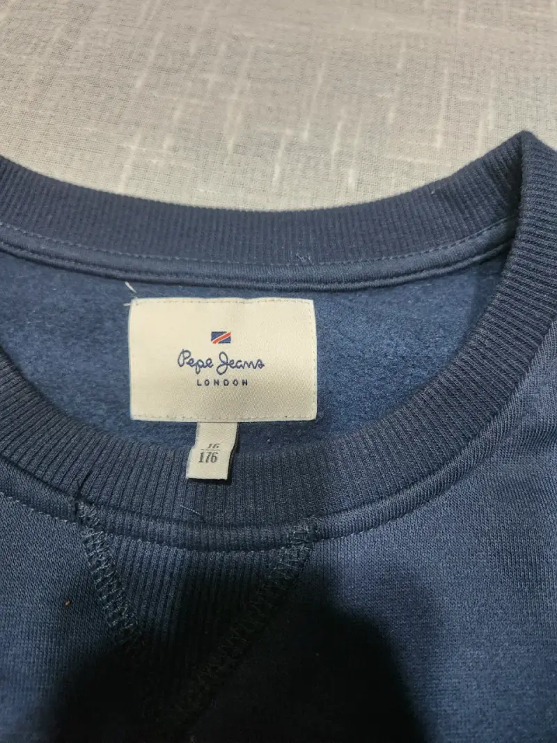 Polerón Pepe Jeans azul marino talla 16 - 3