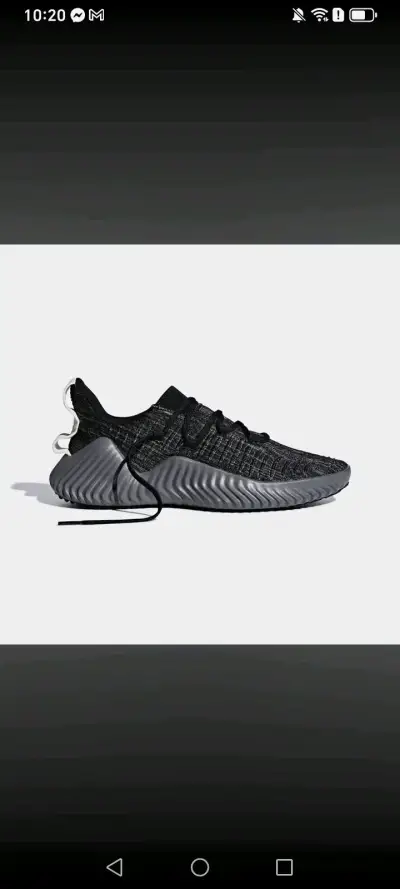 Zapatillas Adidas Alpha Bounce negras para hombre - miniatura 5