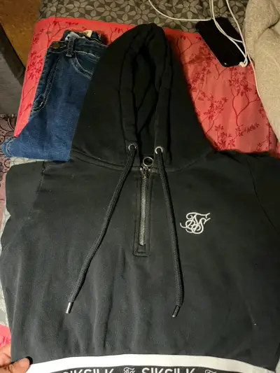 Polerón negro SikSilk con cierre - miniatura 5