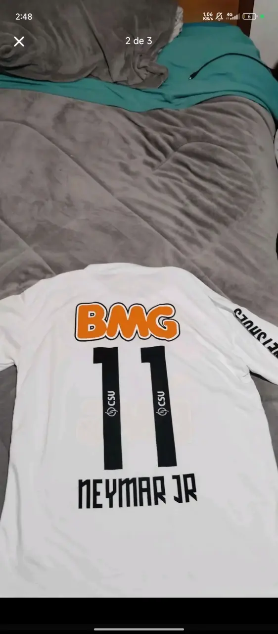 Camiseta Santos FC Nike blanca original - 2