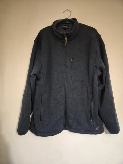 Chaqueta polar gris Smith's con cierre - miniatura 1