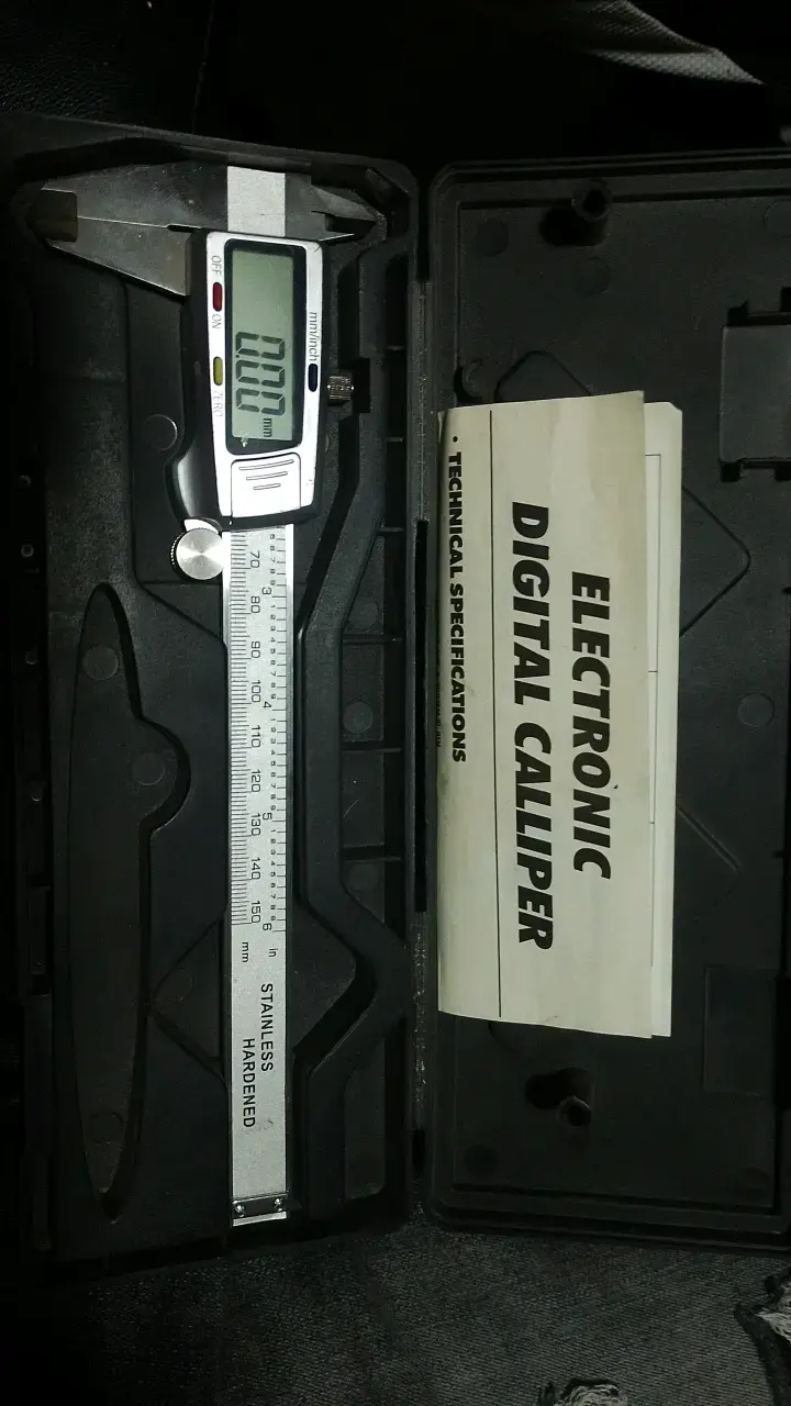 Calibrador digital de acero inoxidable