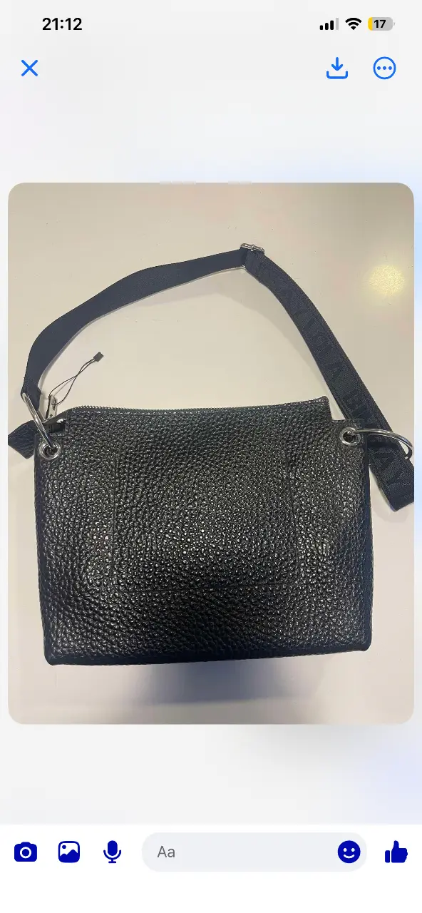 Bolso negro Bimba y Lola de cuero - 2