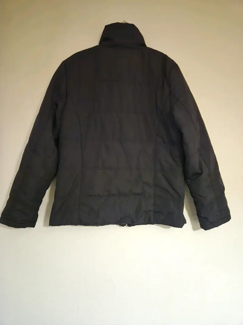 Parka Acolchada Negra Básica - Chaqueta de Inviern - 2