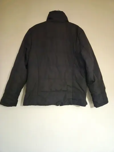 Parka Acolchada Negra Básica - Chaqueta de Inviern - miniatura 2