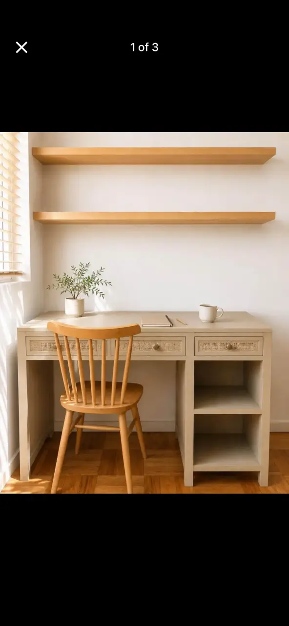 Escritorio de madera - 1