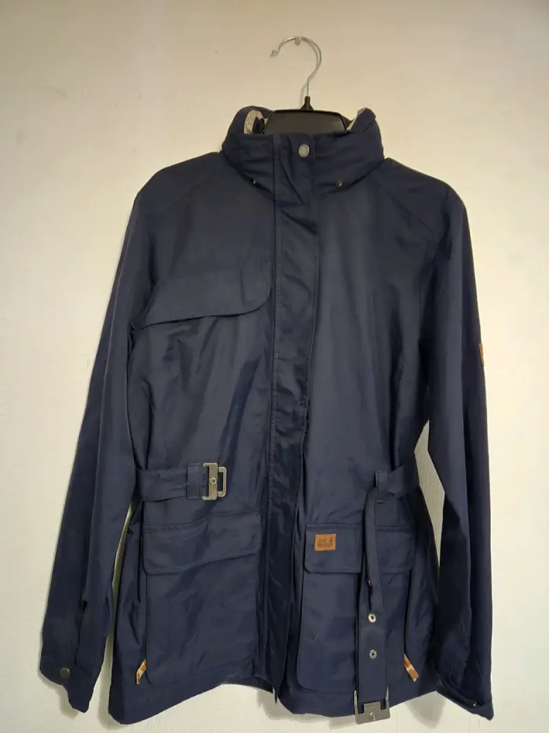 Chaqueta azul Jack Wolfskin impermeable - 1