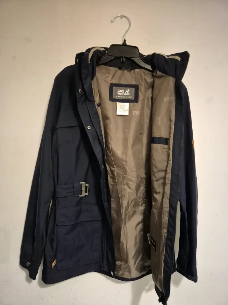 Chaqueta azul Jack Wolfskin impermeable - 2