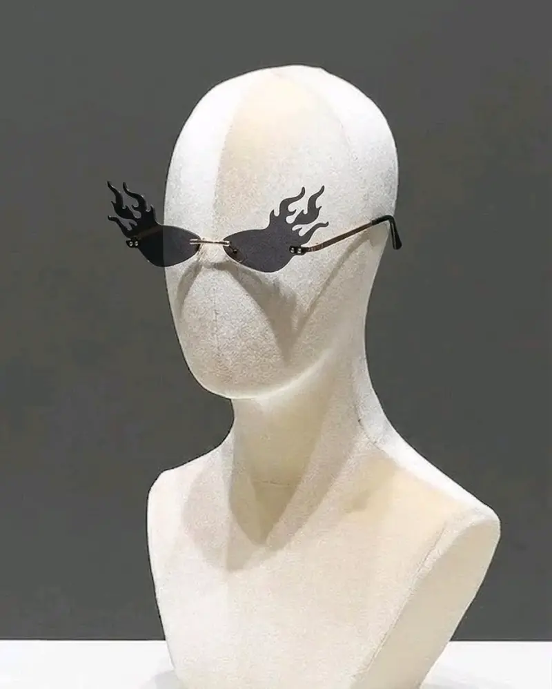 Gafas de sol con diseño de llamas