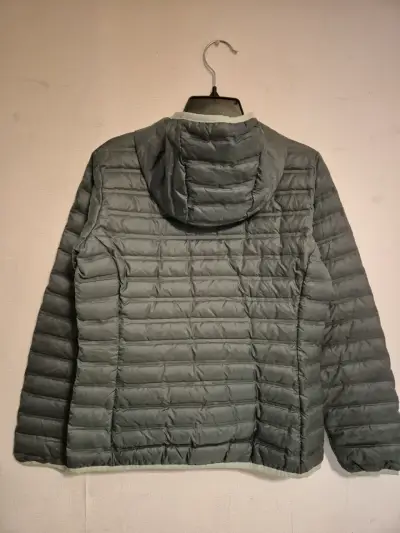 Chaqueta Columbia acolchada gris para invierno - miniatura 2
