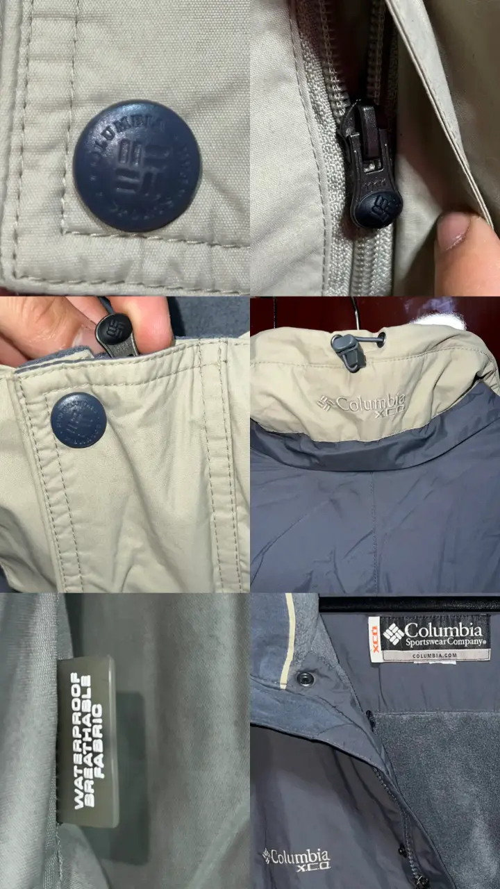 Chaqueta Columbia XCO impermeable gris - 4