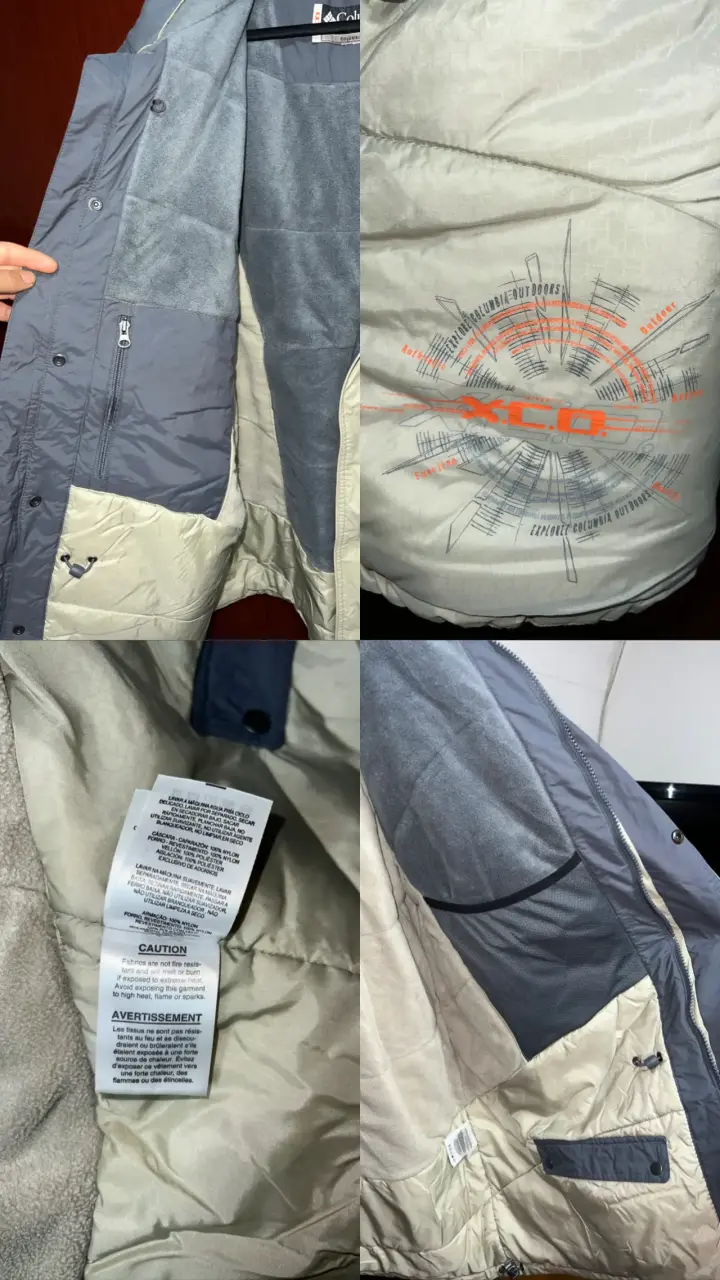 Chaqueta Columbia XCO impermeable gris - 5