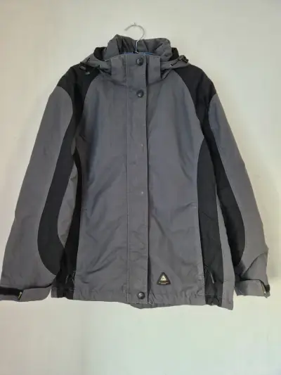 Chaqueta impermeable gris para hombre - miniatura 1