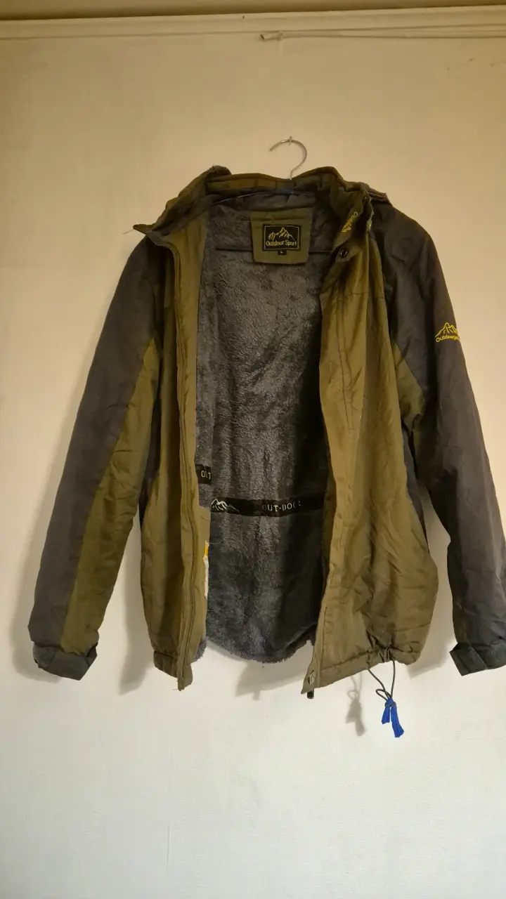 Chaqueta Outdoor Sport impermeable verde - 1