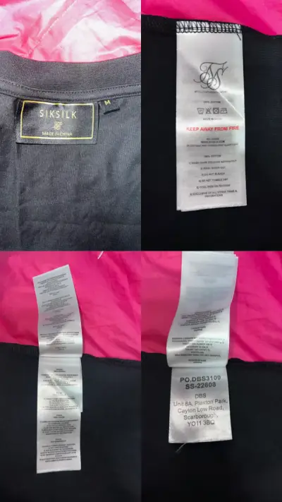 Polera negra SikSilk de algodón - miniatura 4